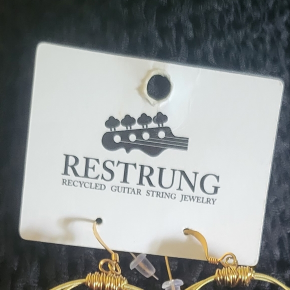 Restrung NWT Guitar String Earrings - Picture 4 of 6